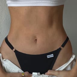 FINETOO 4ks/sada nastavitelných dámských bavlněných kalhotek, sexy, nízký pas, tanga, jednobarevné, bezešvé dámské kalhotky - náhled 3