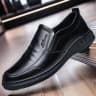 Letní kožené boty s měkkou podrážkou formální i casual prodyšné loafers