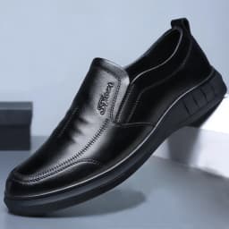 Letní kožené boty s měkkou podrážkou formální i casual prodyšné loafers - náhled 7