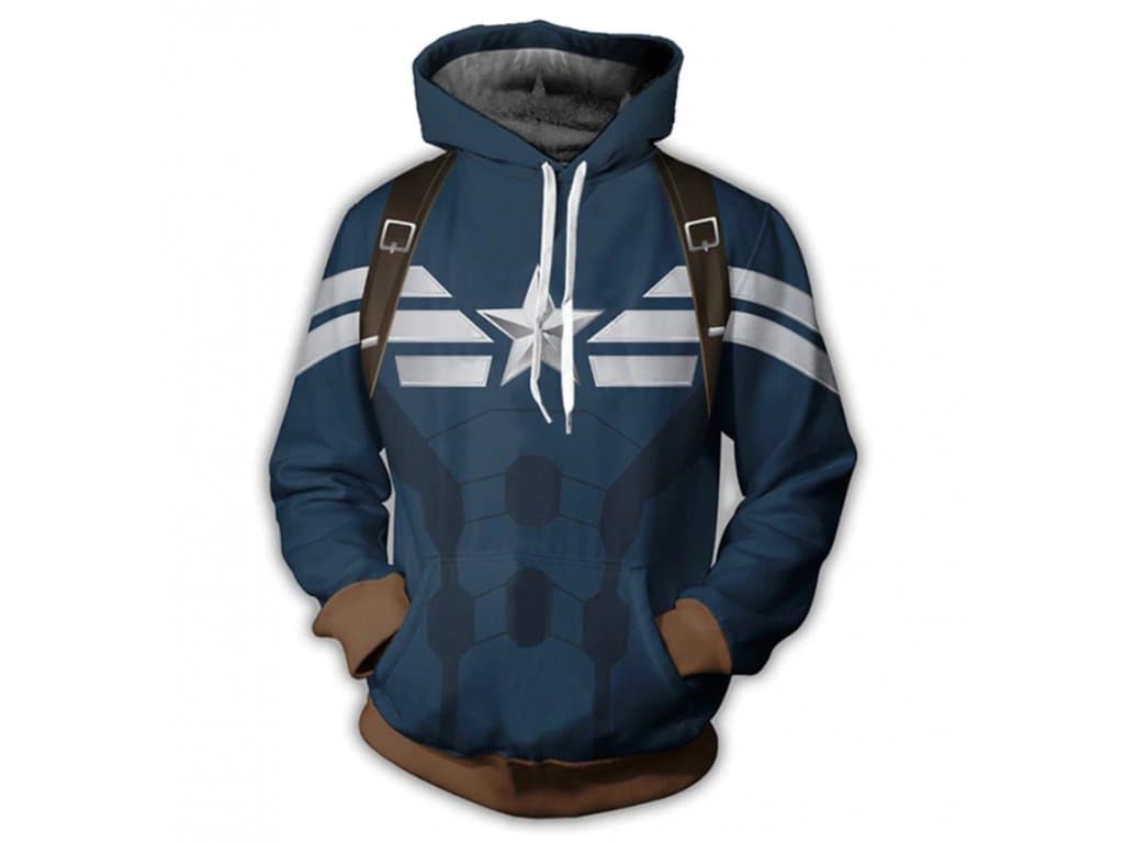 Mikina 3D Kapitán Amerika Avenger