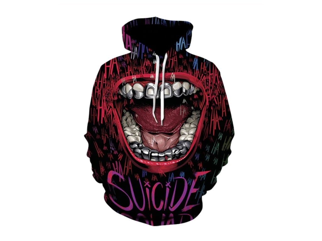 Mikina 3D Sebevražedný oddíl Joker