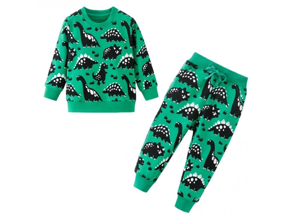 Dětský set mikina a tepláky dinosaurus