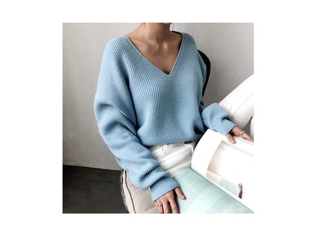 Dámský Svetr V "V-neck" 3 barvy