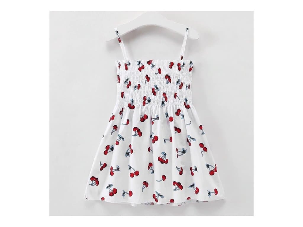 Dívčí dětské kytičkové šatičky "třešně"