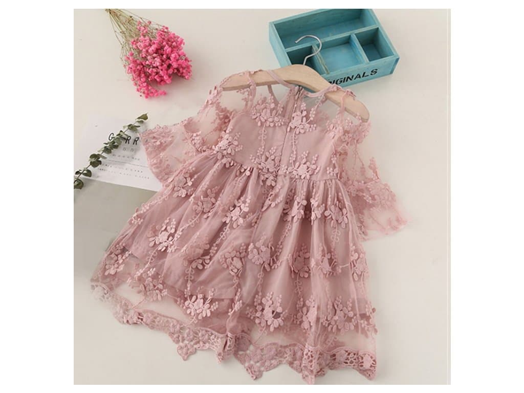 Dívčí dětské šaty "Wide" pink