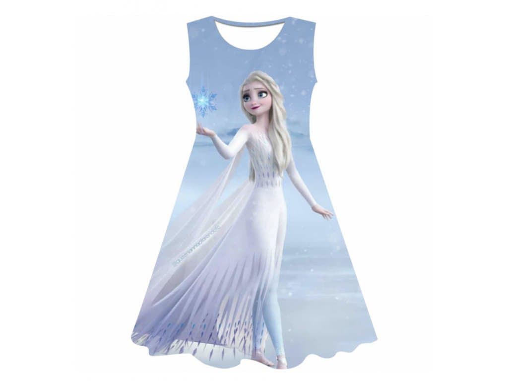 Dívčí šaty Ledové království vločka