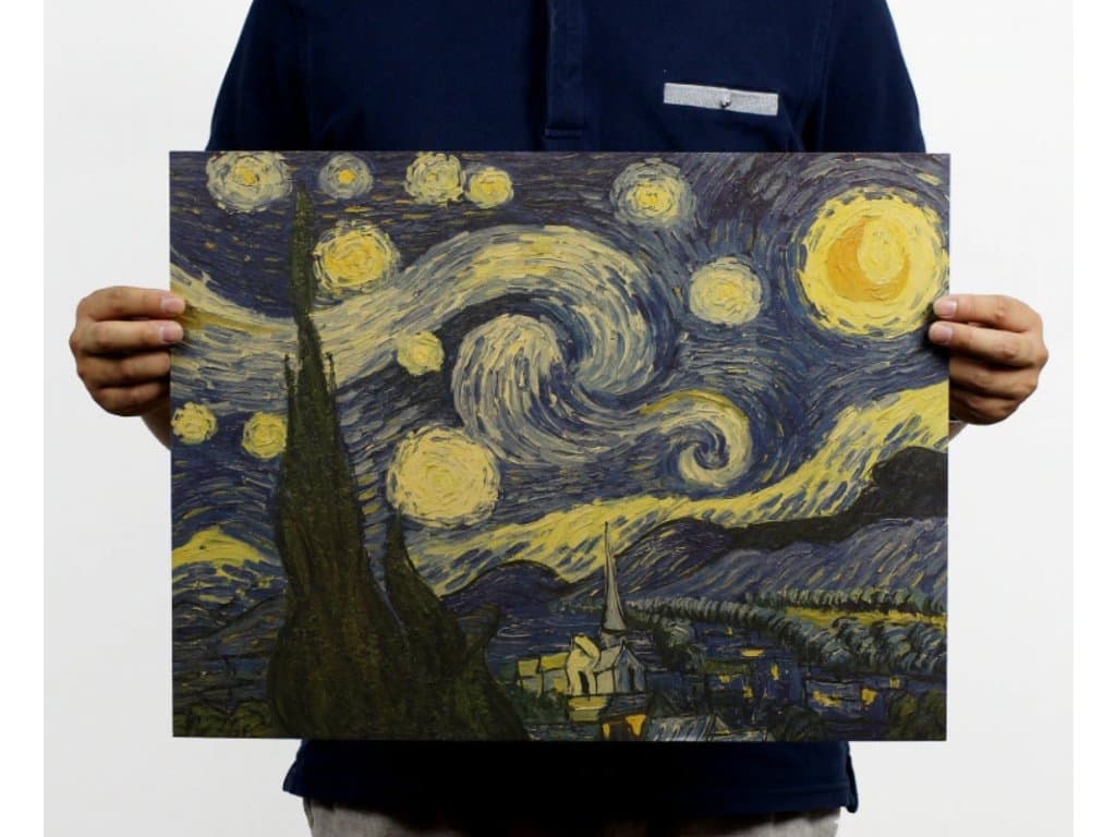 Plakát Hvězdná obloha Vincent van Gogh