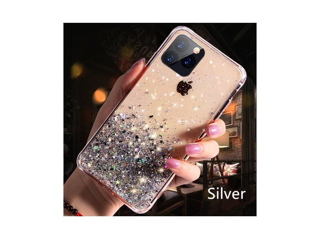 Luxusní Silver vesmírný Kryt na Iphone 11 Pro X XS Max XR 7 8 6 6S Plus