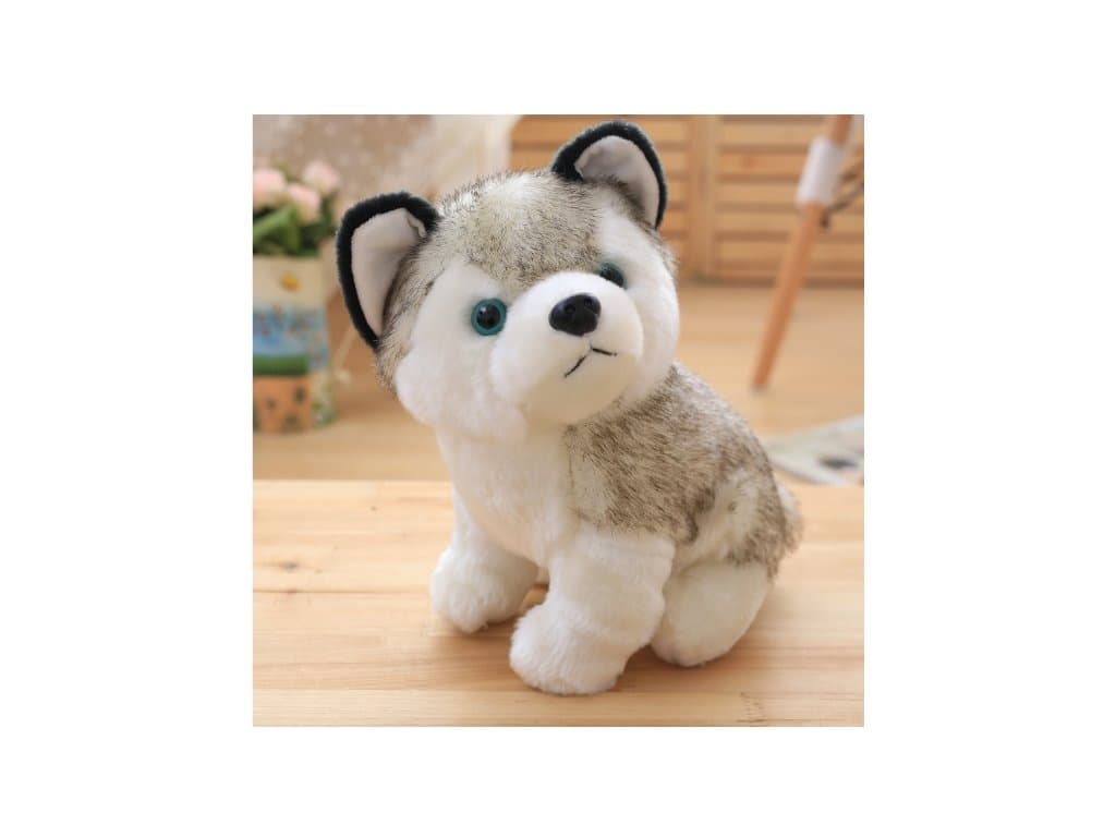 Plyšák Pes Štěnátko Husky