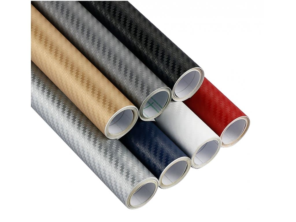 3D Carbon Nálepka na Auto Moto Interiér 30cmx127cm