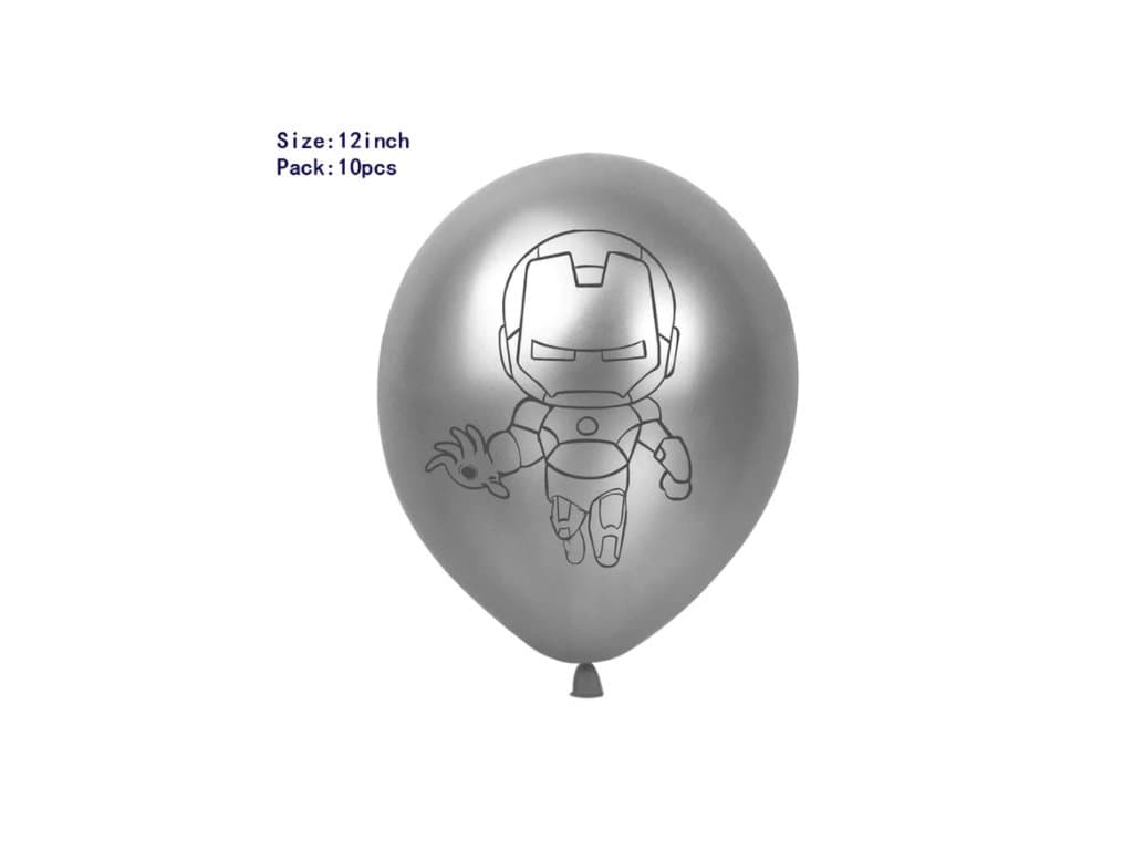 Balónek iron man Narozeninové party dekorace 10ks