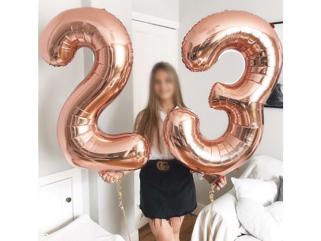 Balónky z hliníkové fólie Narozeniny Svatební výzdoba Party