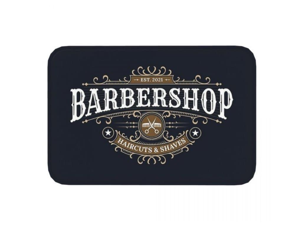 Rohožka holičství Barber Shop navy