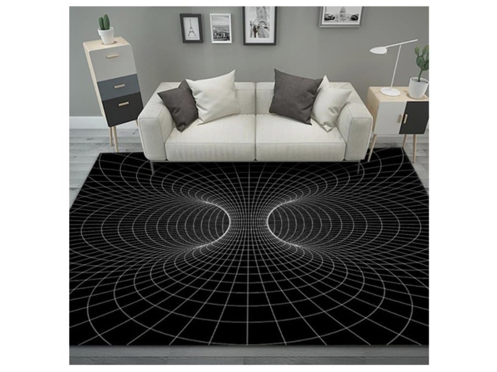 Rohožka Podložka na podlahu 3D iluze čáry