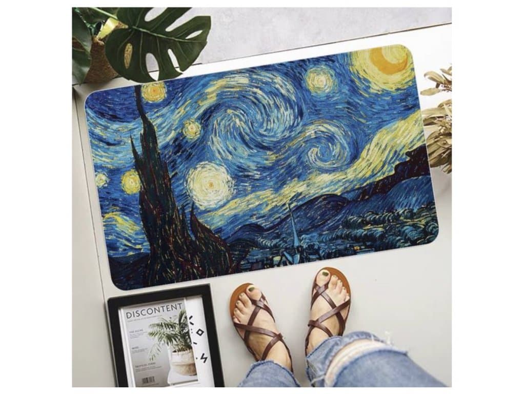 Rohožka podložka Van Gogh noční obloha