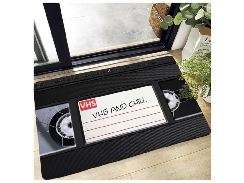 Rohožka Retro kazetová hudební podložka VHS odpočinek