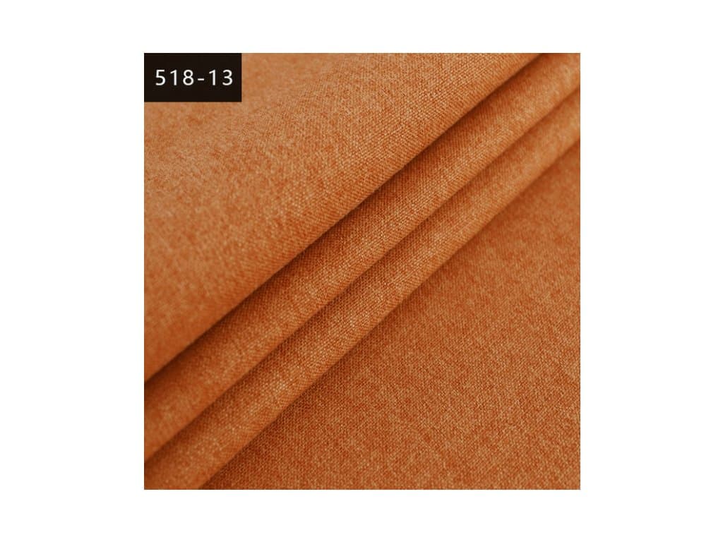 Lněná Čalounická látka masivní hladká látka oranžová