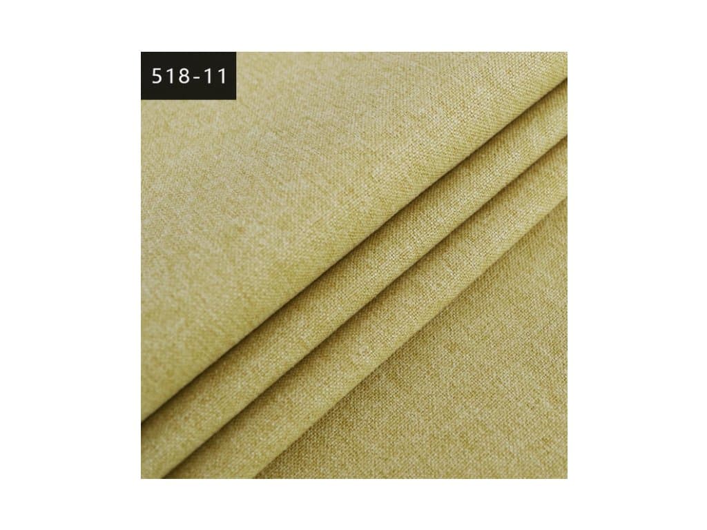 Lněná Čalounická látka masivní hladká látka žlutá