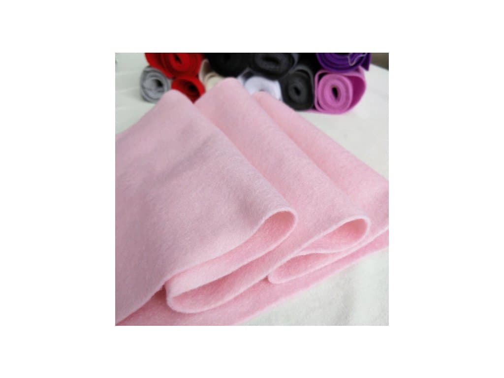Měkká tkanina Netkaná látka Patchwork růžová