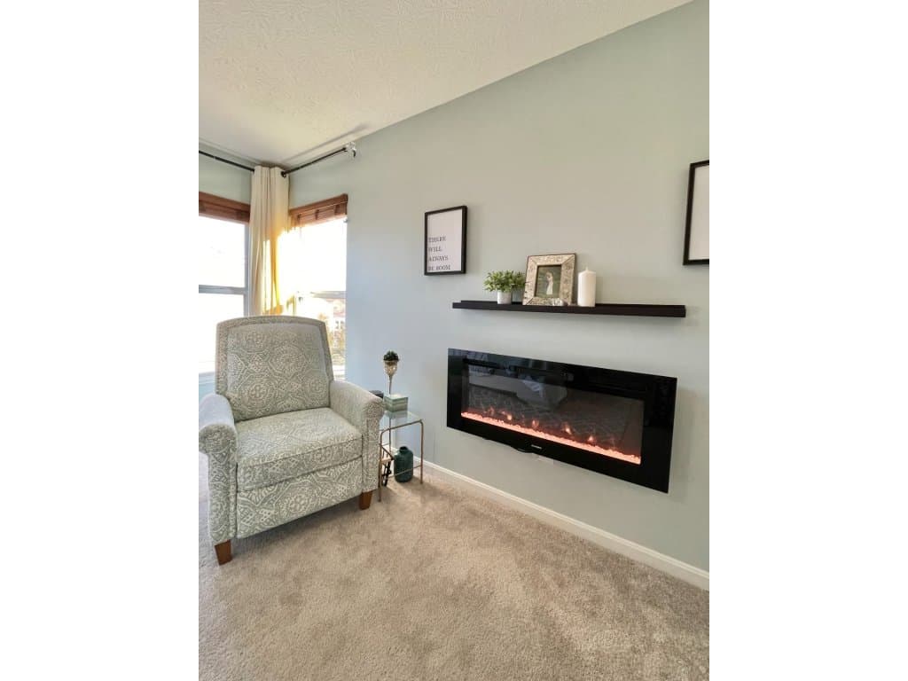 3D elektrické krby Domácí Vnitřní kamna Vestavné