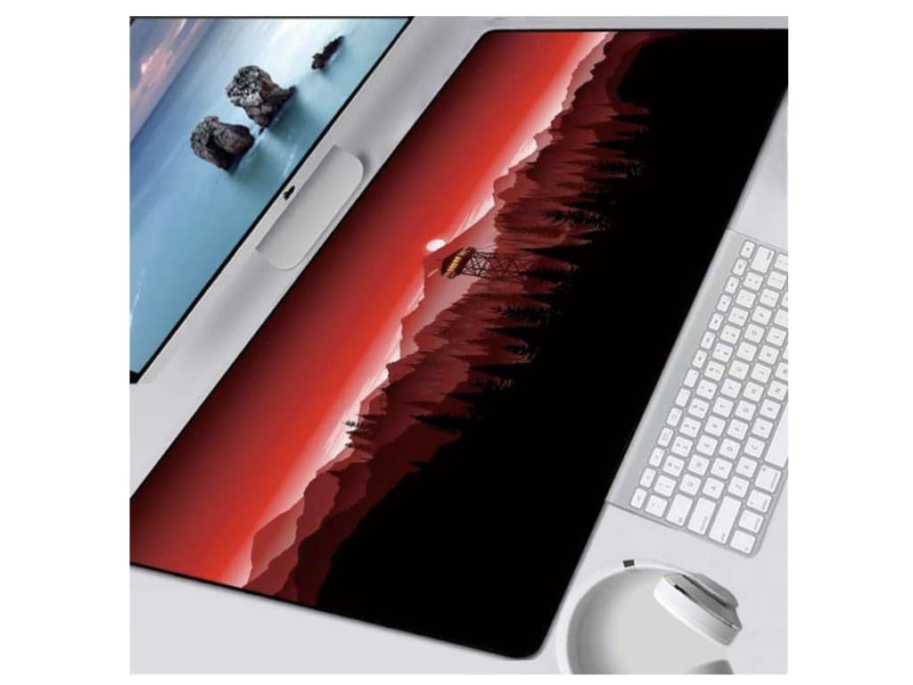 Laptop Gamer Podložka pod myš krajina červená