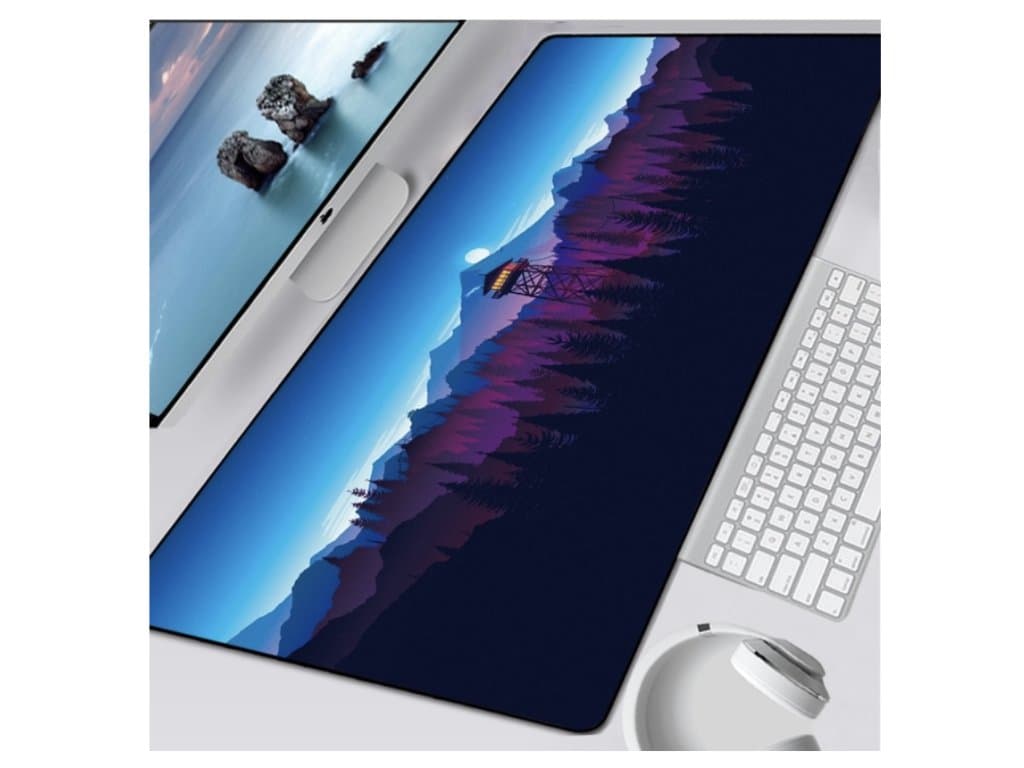 Laptop Gamer Podložka pod myš krajina fialová měsíc