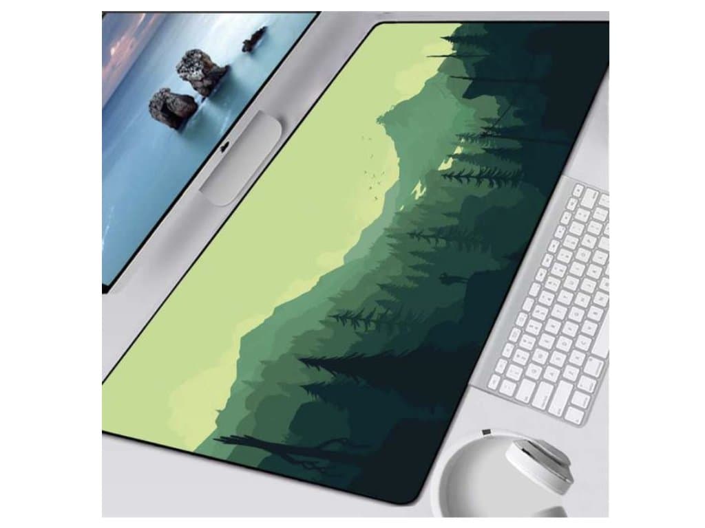 Laptop Gamer Podložka pod myš krajina zelená