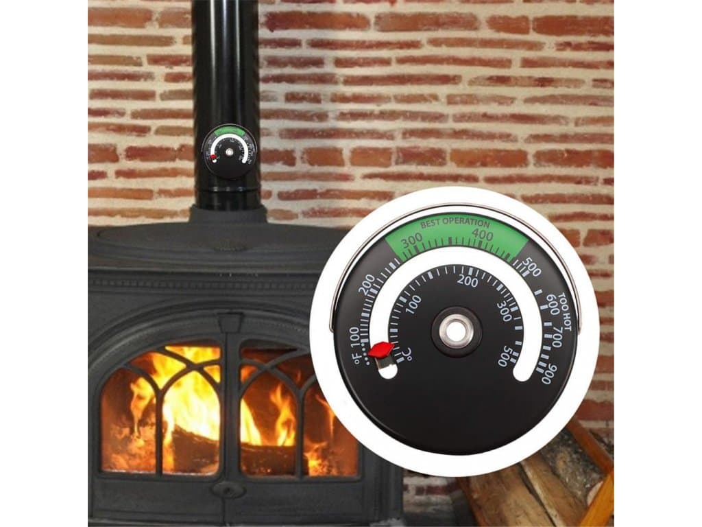 Teploměr Krbová kamna Potrubí teploměr