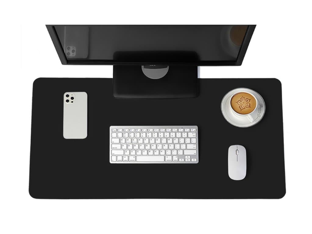 Velká ochranná podložka na stůl Herní podložka černá