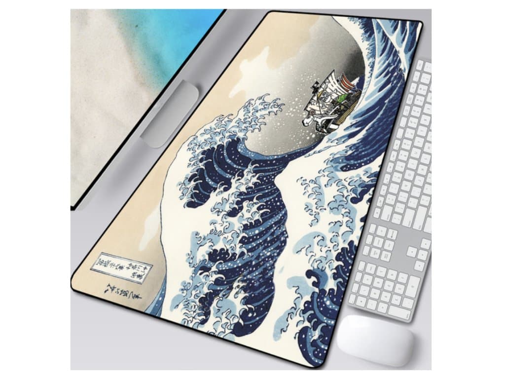 Velká podložka Počítačová herní podložka Vlny piráti