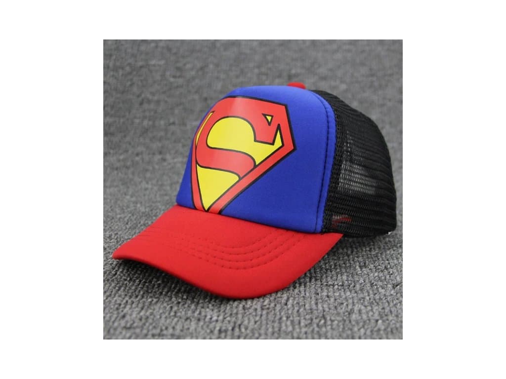 Dětská čepice se síťkou Superman