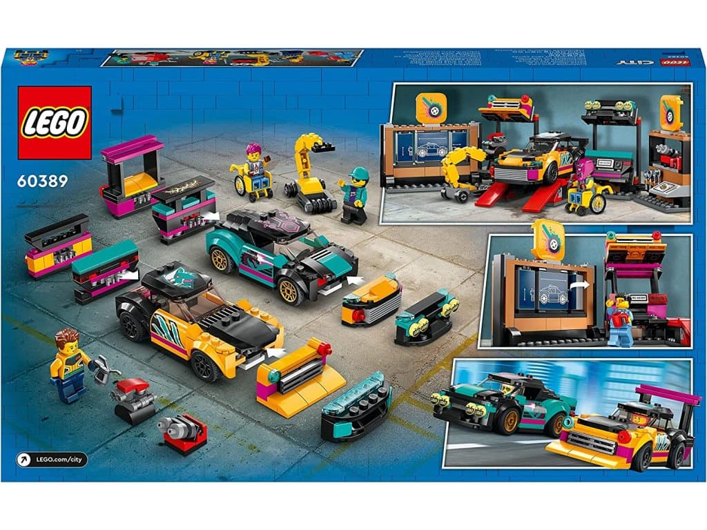 LEGO 60389 City auto dílna, mechanická hračka