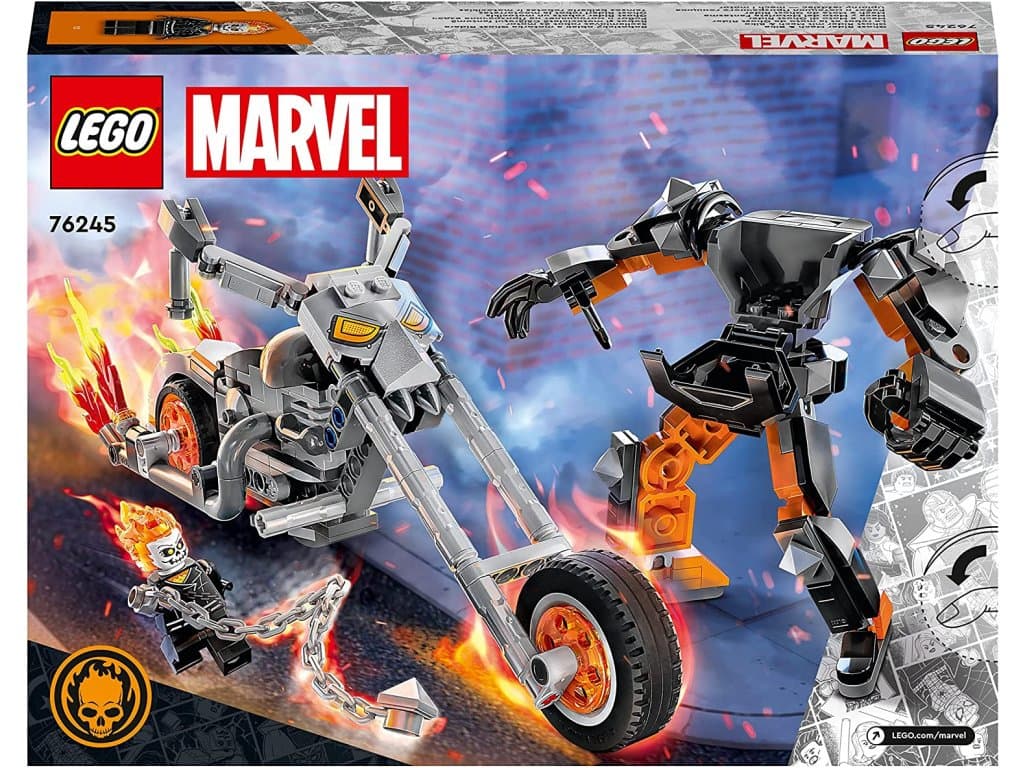 LEGO 76245 Marvel Ghost Rider s robotem a motorkou