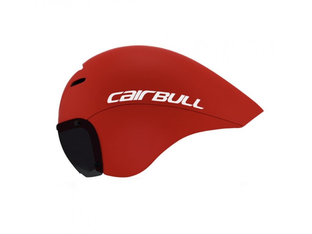 Cyklistická helma CAIRBULL se 2 čočkami červená