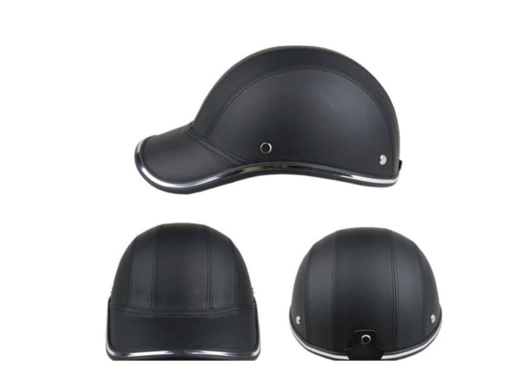 Cyklistická přilba kšiltovka černá