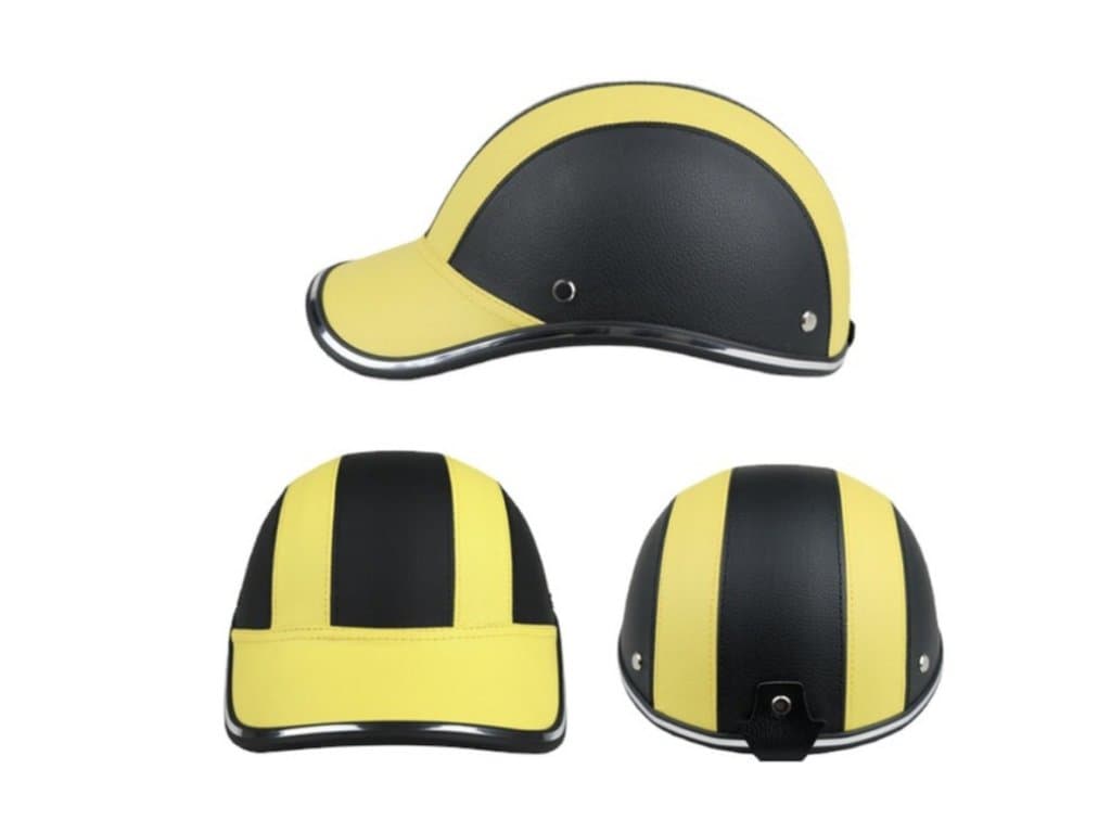 Cyklistická přilba kšiltovka žlutá