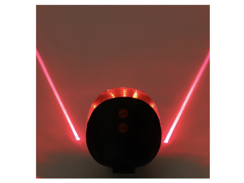 Zadní světlo na kolo LED Laser červené typ 1