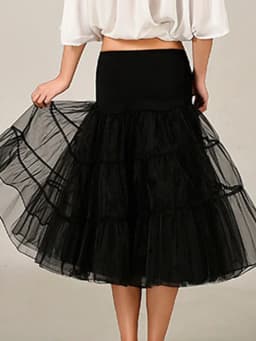 Vintage 50. a 60. léta nadýchaná tutu spodnička s rockabilly swingovou spodničkou na svatební ples - náhled 5