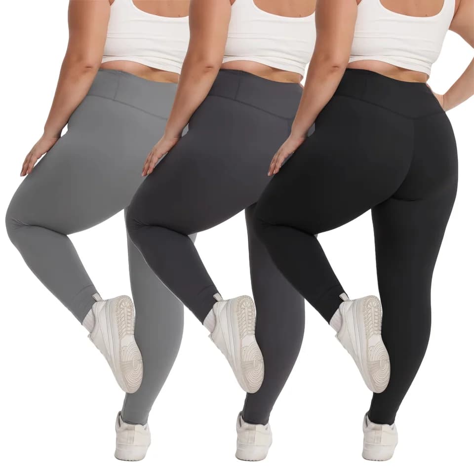 Dámské legíny s vysokým pasem na jógu, měkké prodyšné, na cvičení a fitness
