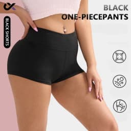 Dámské jógové kraťasy s vysokým pasem - legíny s protiskluzovou úpravou pro fitness a sporty - náhled 4