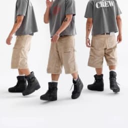 Vintage Y2K cargo džíny, široké nohavice, pytlovité streetwear kraťasy, opotřebovaný denim, hip hopový styl - náhled 6
