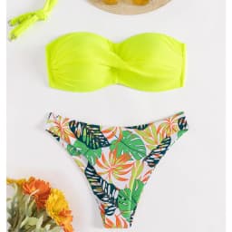 Dámské push-up bikiny set, brazilské plavky, dvoudílné plavky, plážové plavky - náhled 3