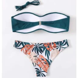Dámské push-up bikiny set, brazilské plavky, dvoudílné plavky, plážové plavky - náhled 5
