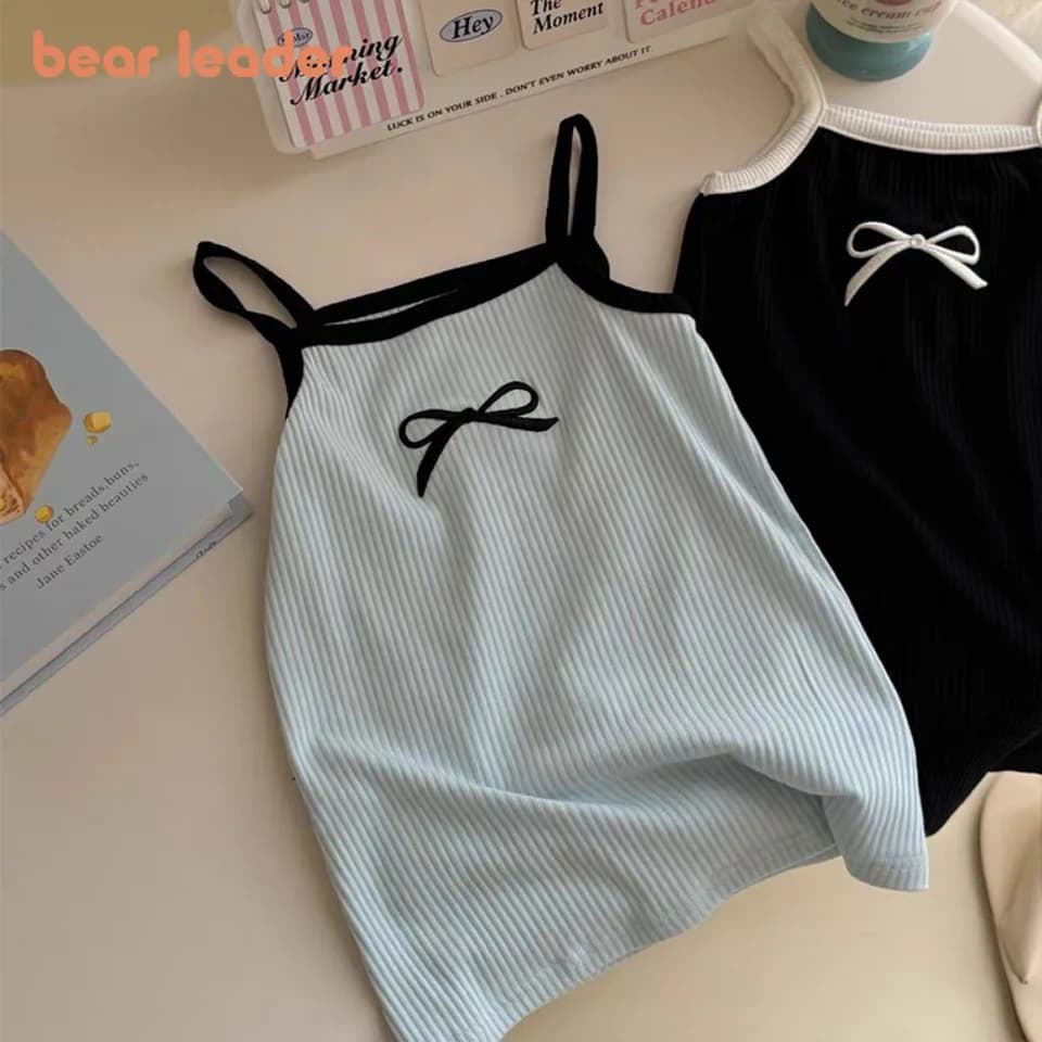 Dívčí růžové letní šaty s mašlí, čtvercovým límcem a ramínky, ležérní velikonoční outfit