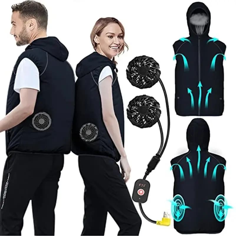 Chladivá vesta Ultralehká outdoorová bunda Letní sporty a rybolov Práce a cestování Ochrana před sluncem Větruodolná bunda