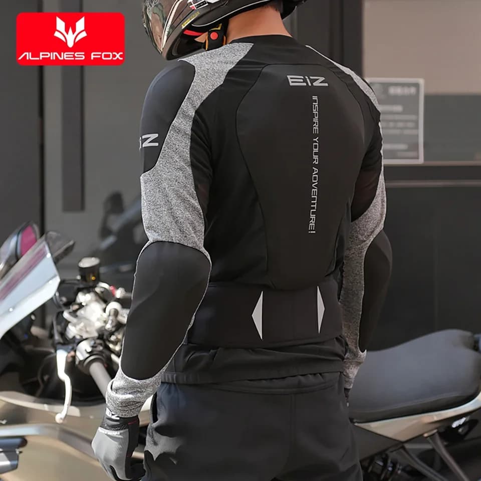 Letní motocyklová bunda s celotělovou ochranou - motokrosové závodní vybavení s jízdou