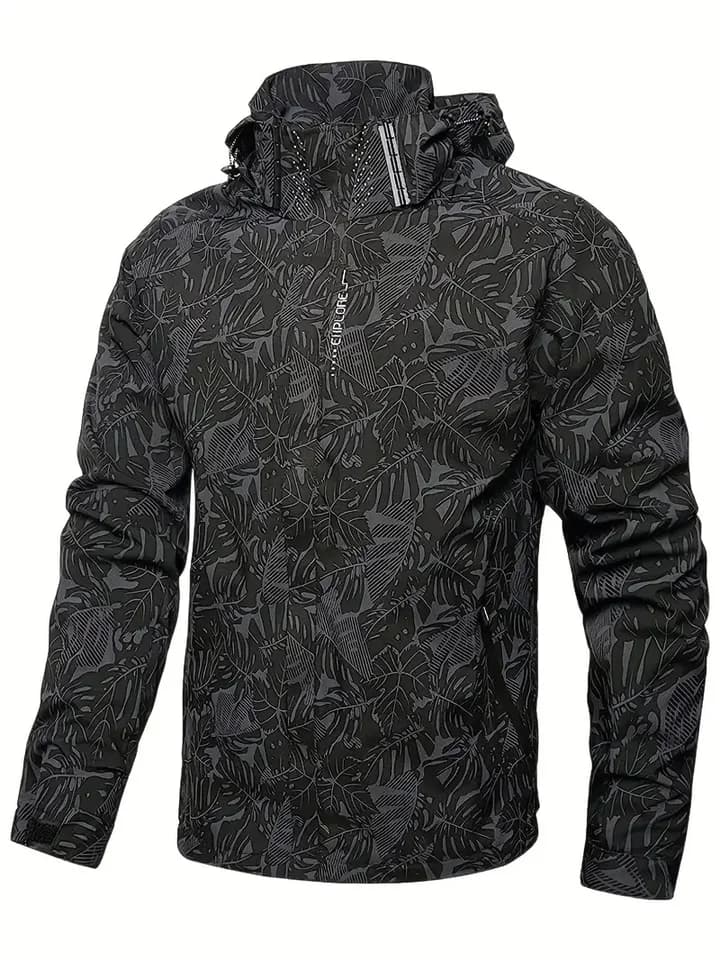 Pánská lehká větrovka - větruodolná outdoorová bunda na zip, ležérní jarní a podzimní kabát