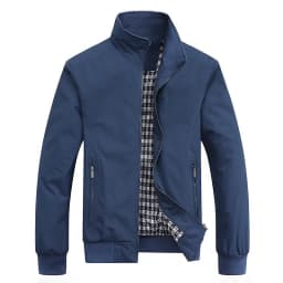 Pánská bomberová bunda slim fit, ležérní baseballový styl, kabát, jaro, podzim, móda, velikosti M-6XL - náhled 2