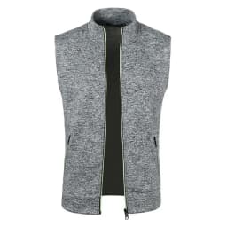 Pánská vesta bez rukávů na zip - prodyšná outdoorová roláková sportovní streetwear bunda - náhled 6