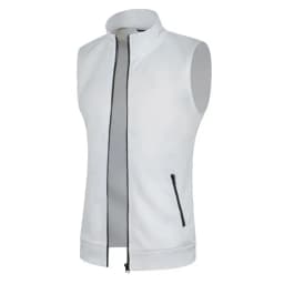Pánská vesta bez rukávů na zip - prodyšná outdoorová roláková sportovní streetwear bunda - náhled 3
